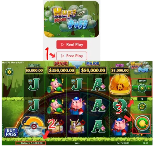 Huff N' More Puff Free Play